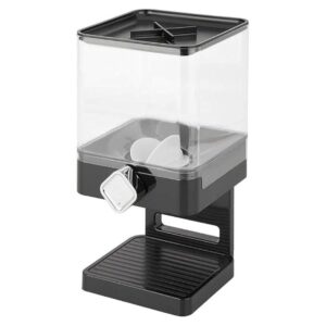 CALANDIS Dry Food Cereal Food Storage Nuts Rice Dispenser Black - LXINDIA.COM