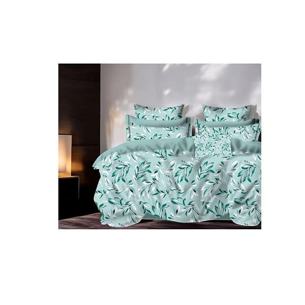 CAPYLYTE Green Cotton King Size Double Bed Sheet A - LXINDIA.COM