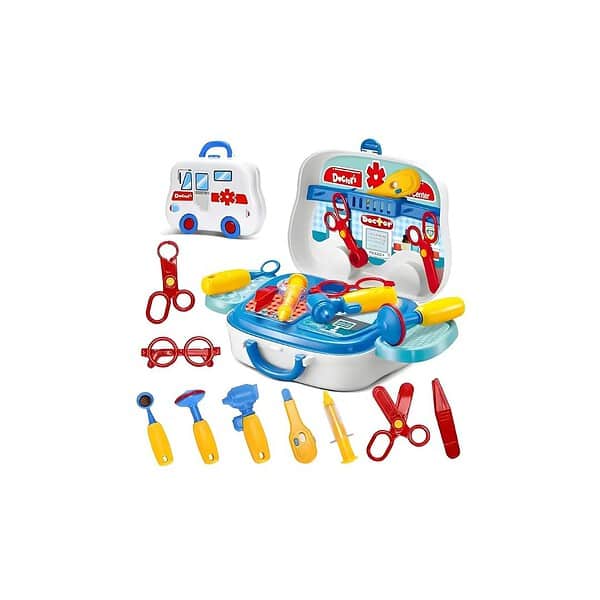 CASWAA Doctor Play Set for Boys and Girls Blue - LXINDIA.COM