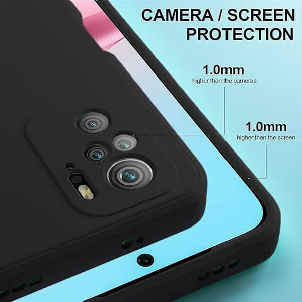 CEDO Redmi Note 10 And Note 10S Back Cover Black3 - LXINDIA.COM