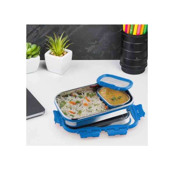 CELLO Click it Steel Insulated Lunch Box 1024mlBlue 1 1 - LXINDIA.COM