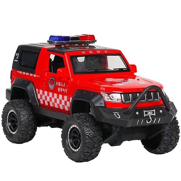 CLUBX Pull Back Vehicles Alloy Police Jeep - LXINDIA.COM