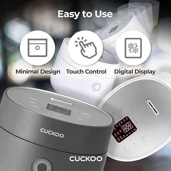 CUCKOO 2 Litres Multifunctional Electric Rice Cooker White 3 - LXINDIA.COM