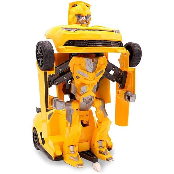 Cable World Plastic Battery Operated Converting Car to Robot Yellow - LXINDIA.COM