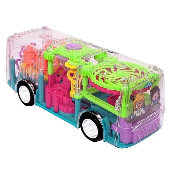 Cable World Transparent 3D Bus Toy - LXINDIA.COM