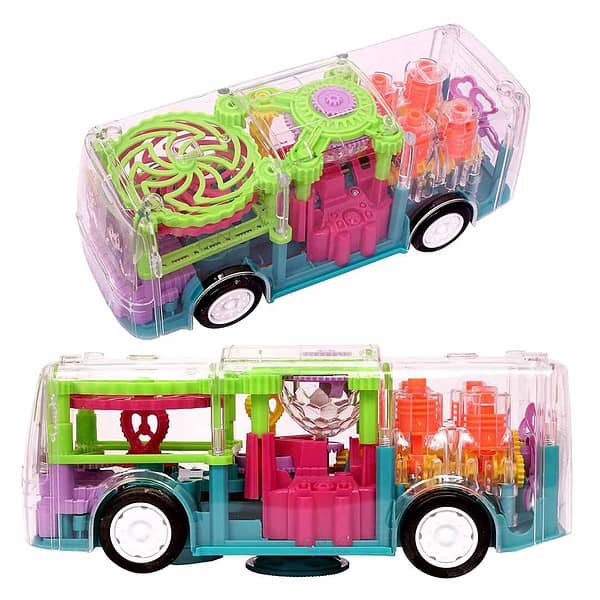 Cable World Transparent 3D Bus Toy a - LXINDIA.COM