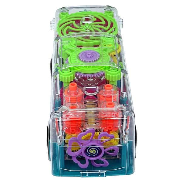 Cable World Transparent 3D Bus Toy b - LXINDIA.COM