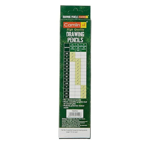 Camlin Kokuyo Drawing Pencil Pack of 61 - LXINDIA.COM