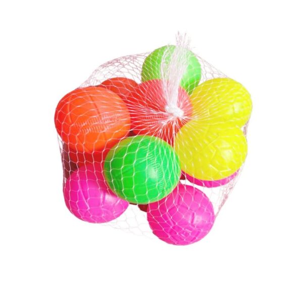 CanBee Kids Plastic Balls Pack of 12 Multicolor - LXINDIA.COM