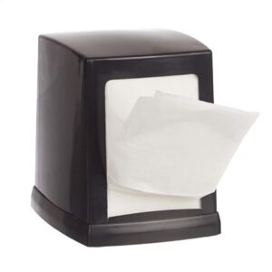 Carepure Double Side Cube Table Top Tissue Dispenser Black - LXINDIA.COM