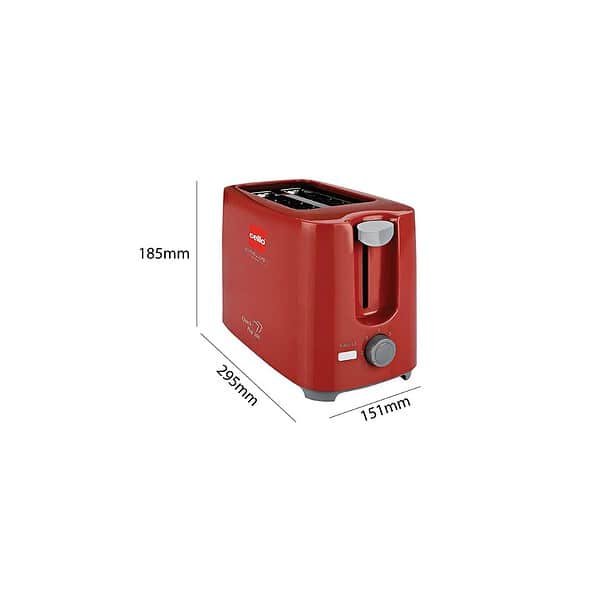 Cello Quick 2 Slice Pop Up 300 Toaster Red 700 watts B - LXINDIA.COM