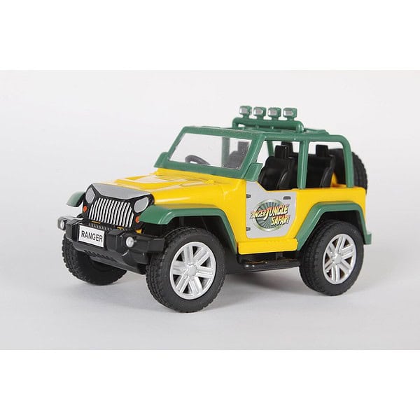 Centy Toys Plastic Pull Back Safari Car b - LXINDIA.COM