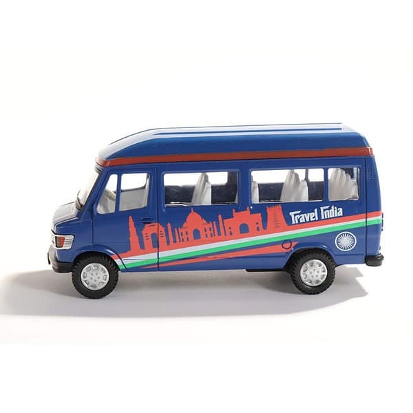 Centy Toys Plastic Pull Back School Bus b - LXINDIA.COM