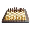 Chess Board Set Big Size Rosewood and Maple Finish 18 Inches - LXINDIA.COM