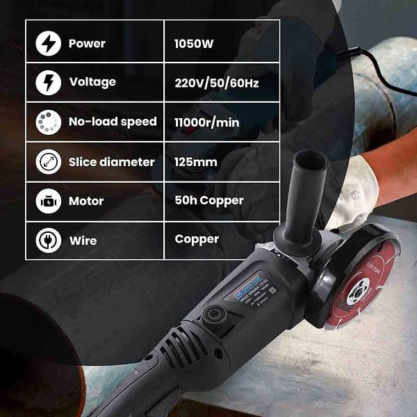 Cheston 1050W Angle Grinder 125mm2 - LXINDIA.COM