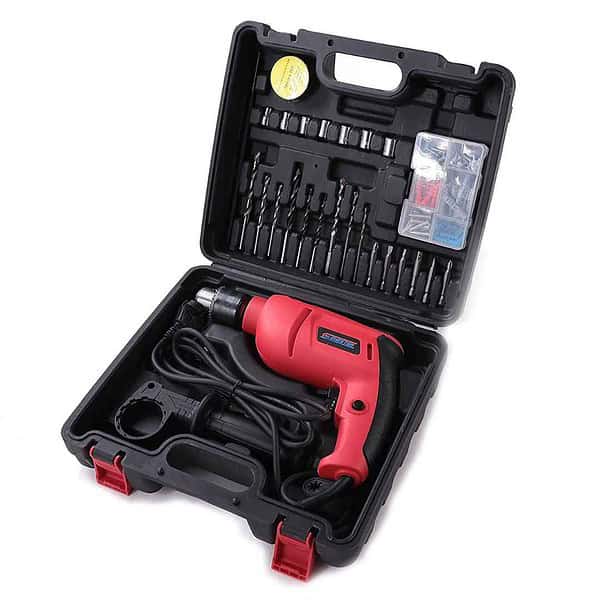 Cheston 13mm Drill Kit 600W Drill Machine Kit with 25 Pieces Tool - LXINDIA.COM