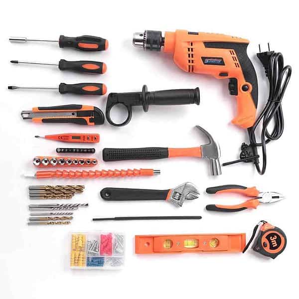 Cheston 13mm Drill Kit 750W Powerful Impact Drill Machine Kit1 - LXINDIA.COM