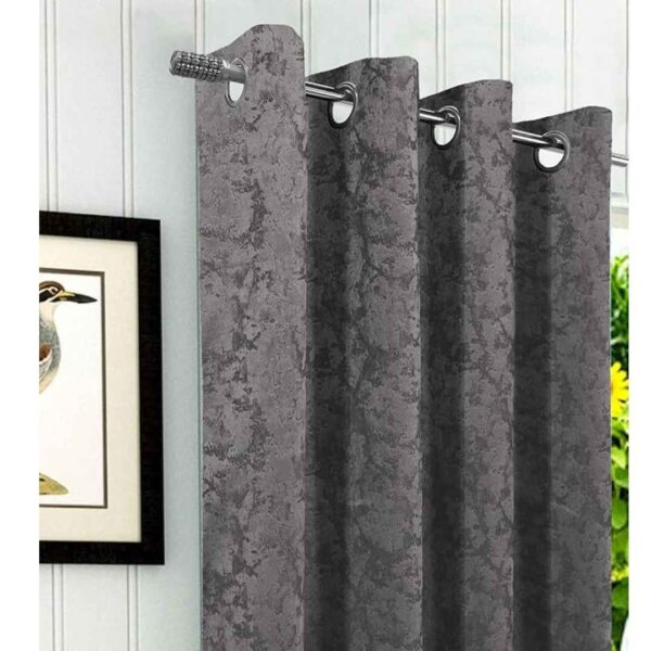 Cloth Fusion Curtains Window 5 FEET 248 Grey 1 - LXINDIA.COM