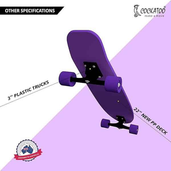 Cockatoo PVC Skateboard Penny Skateboard 22 x 6 Inch 1 - LXINDIA.COM