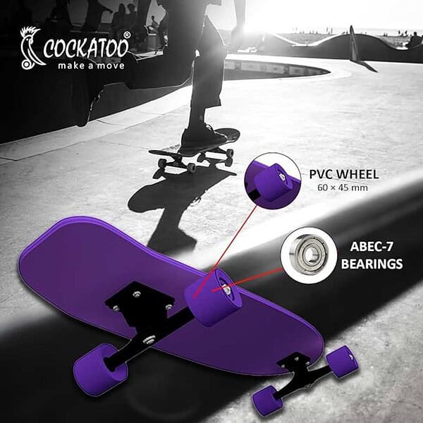 Cockatoo PVC Skateboard Penny Skateboard 22 x 6 Inch 2 - LXINDIA.COM