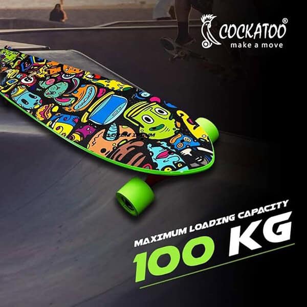 Cockatoo PVC Skateboard Penny Skateboard22 x 6 Inch 4 - LXINDIA.COM