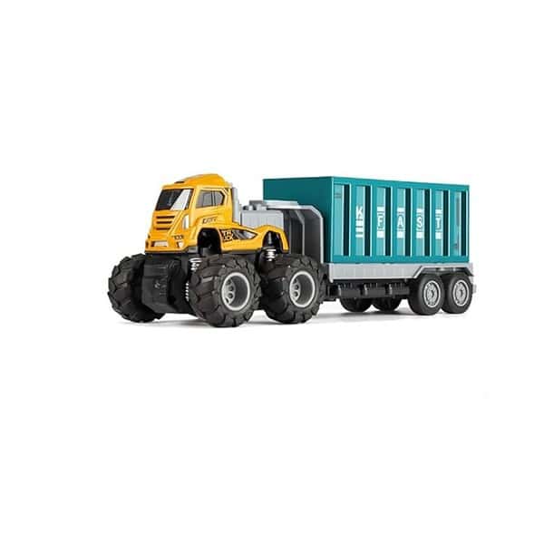 Coelon Truck Toys Diecast Alloy Logistic Transportation Big Truck - LXINDIA.COM