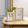 Cortina Wooden Rotatable Double Sided Photo Frame 4x6 Inch Yellow - LXINDIA.COM