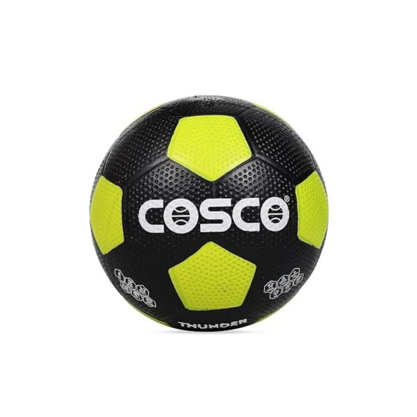 Cosco Cotton Thunder Rubber Moulded Football Size 5 Multicolor - LXINDIA.COM