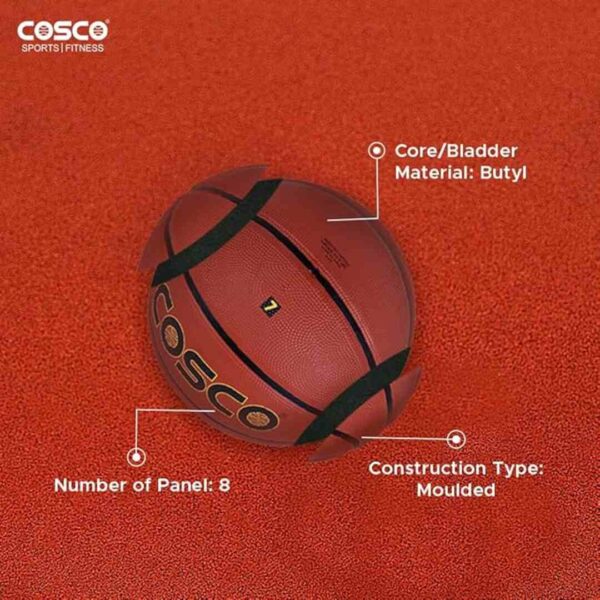 Cosco Slamdunker Rubber Basketball Size 7 Professional Basket Ball 1 - LXINDIA.COM