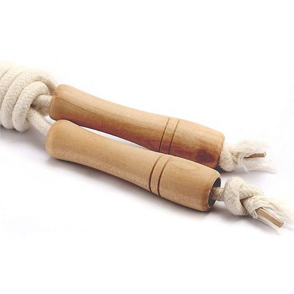 Cotton Skipping Rope jump Rope for Exercise and Fitness 275 cm Length Adjustable 2 - LXINDIA.COM