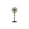 Crompton HighSpeed Torpedo 400 mm Pedestal Fan Black YellowA - LXINDIA.COM