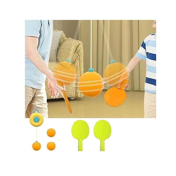 Curio Craze Indoor Hanging Table Tennis with 2 Racketa and 3 Practice Ball B - LXINDIA.COM