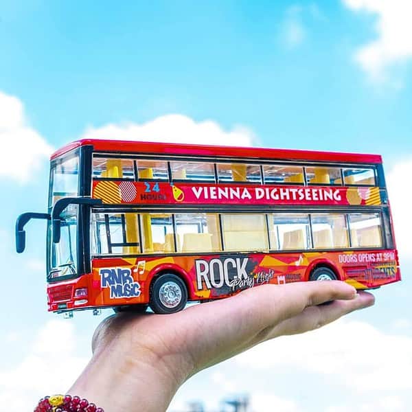 DARVICE Long Double Decker Bus Red B - LXINDIA.COM