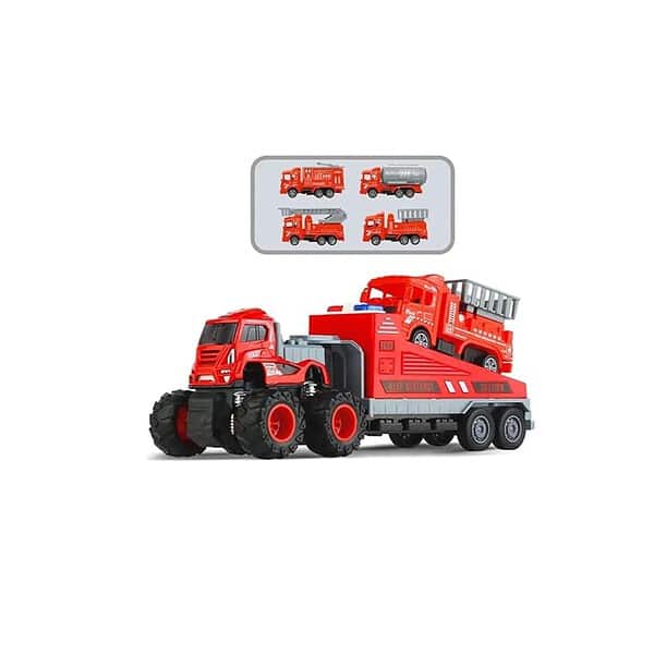 DEOXY 143 4WD Diecast Alloy Fire Rescue Big Truck Toys - LXINDIA.COM