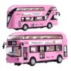 DEOXY Diecast Double Decker London Bus Pink - LXINDIA.COM