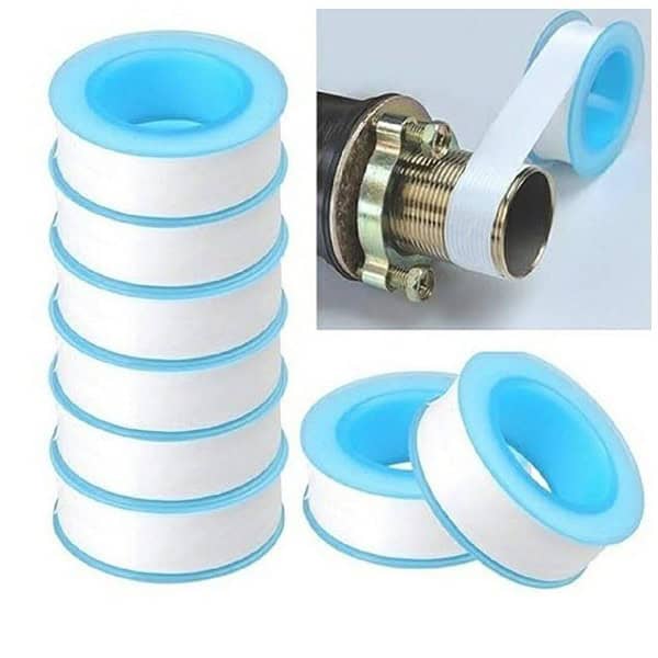 DESCTIDY 10pc Roll Plumber Fitting Teflon PTFE Tape 1 - LXINDIA.COM