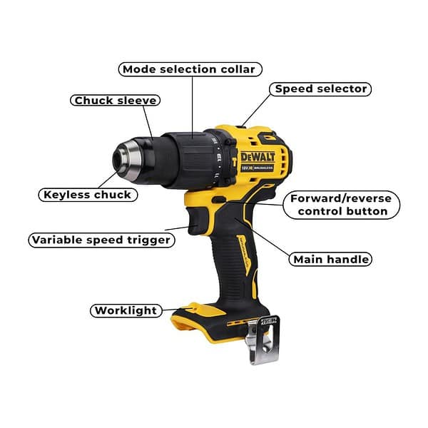 DEWALT DCD709N XJ Reversible Hammer Drill Machine2 - LXINDIA.COM