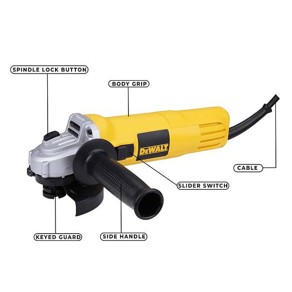 DEWALT DW802 IN 850W 100mm Heavy Duty Angle Grinder1 - LXINDIA.COM