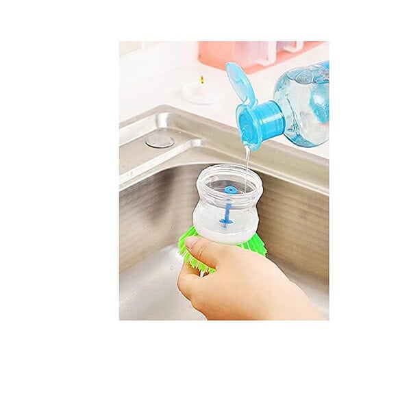 DISHA Cleaning Brush with Soap Dispenser - LXINDIA.COM