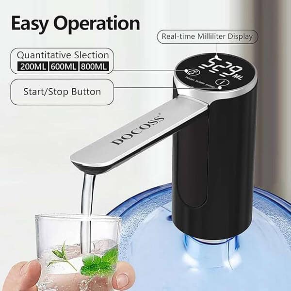 DOCOSS Automatic Electric Water Dispenser for 20 Litre Bottle with LED 1 - LXINDIA.COM