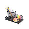 DONDA Metal Mesh Desk Organiser Pen and Pencil Holder Black - LXINDIA.COM