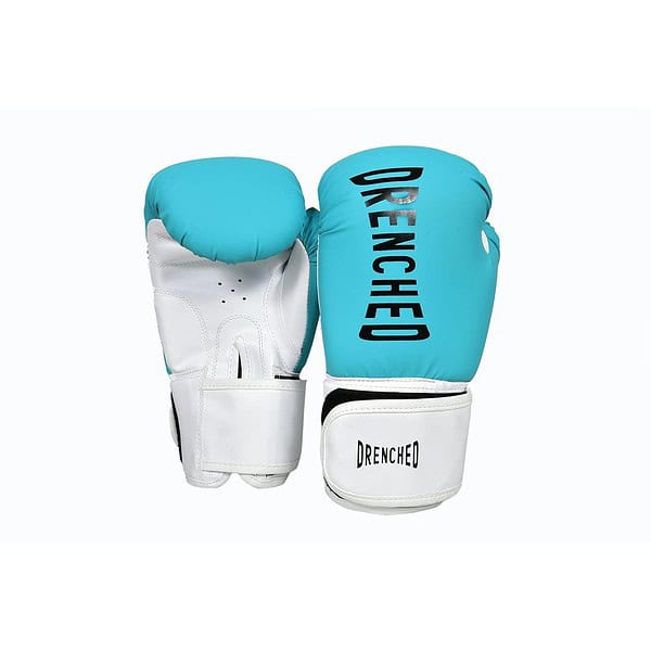 DRENCHED Boxing Gloves with Molded Padding Foam Turquoise - LXINDIA.COM