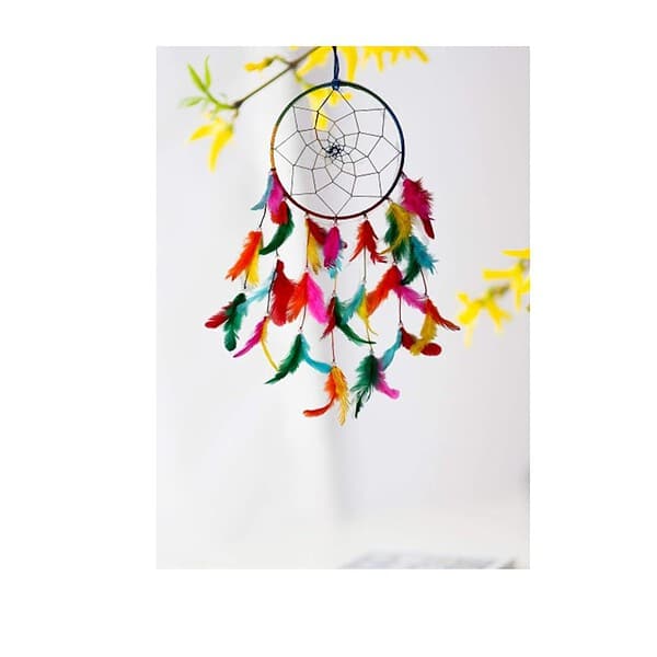 DULI Dream Catcher Handmade Feather Fill Dreamcatcher Wall Hangings 1 - LXINDIA.COM