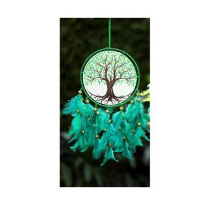 DULI Dream Catcher Handmade Wallhanging Green 1 - LXINDIA.COM