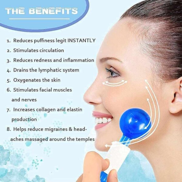 Dealsure Facial Ice Globe Smart Cool Face Roller1 - LXINDIA.COM