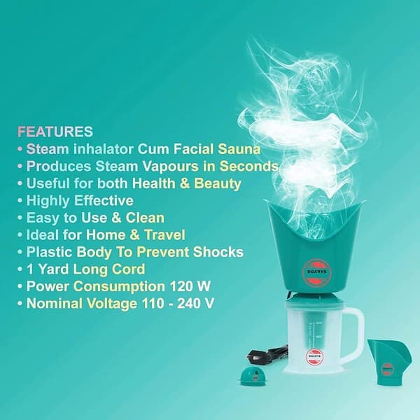 Dgarys 3 In One Steam Vaporizer Machine Green2 1 - LXINDIA.COM