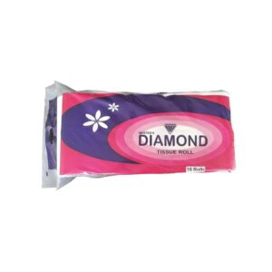 Diamond 2 Ply Soft Hygienic and Absorbent Toilet Tissue Paper Roll - LXINDIA.COM