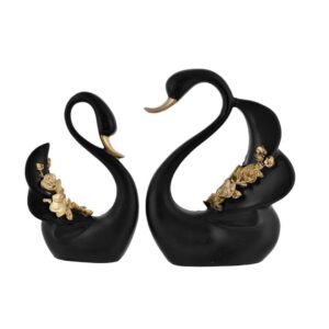 Diya Craft Collection Swan Pair Sculpture for Home Decor Showpiece - LXINDIA.COM