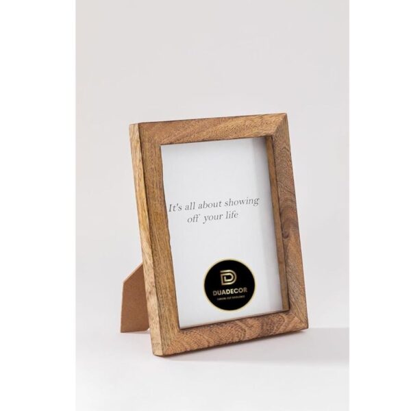 Duadecor Wooden photo frame for Wall Mount Picture Frame 6 x 8 Natural 1 - LXINDIA.COM