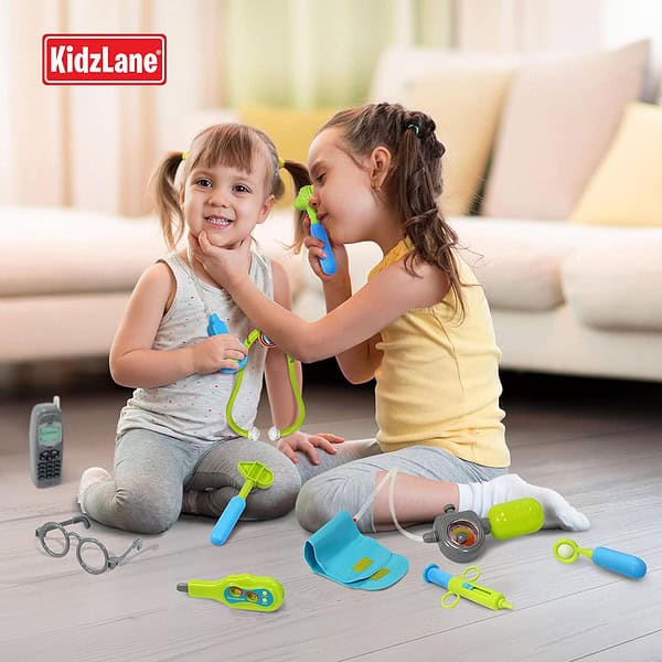 Durable Kids with Electronic Stethoscope With Doctor Set 01 - LXINDIA.COM